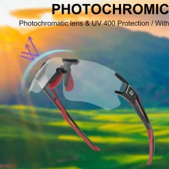 Adaptive Cycling Goggles with Complete UV Protection