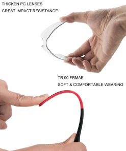 Adaptive Cycling Goggles with Complete UV Protection