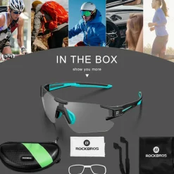 Adaptive Cycling Goggles with Complete UV Protection
