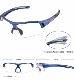 Adaptive Cycling Goggles with Complete UV Protection