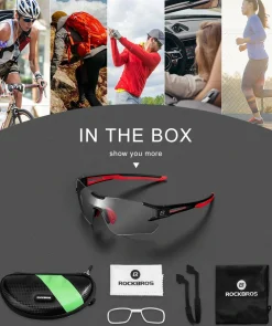 Adaptive Cycling Goggles with Complete UV Protection
