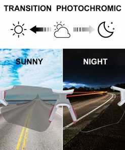 Adaptive Cycling Goggles with Complete UV Protection