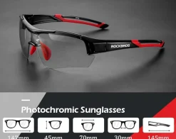 Adaptive Lens Photochromic Cycling Sunglasses