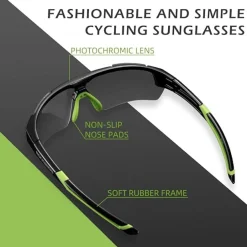 Adaptive Lens Photochromic Cycling Sunglasses