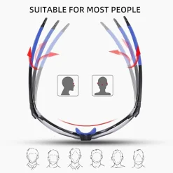 Adaptive Lens Photochromic Cycling Sunglasses