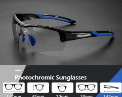 Adaptive Lens Photochromic Cycling Sunglasses