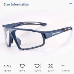 Adaptive Photochromic Cycling Sunglasses (UV400 Lens)