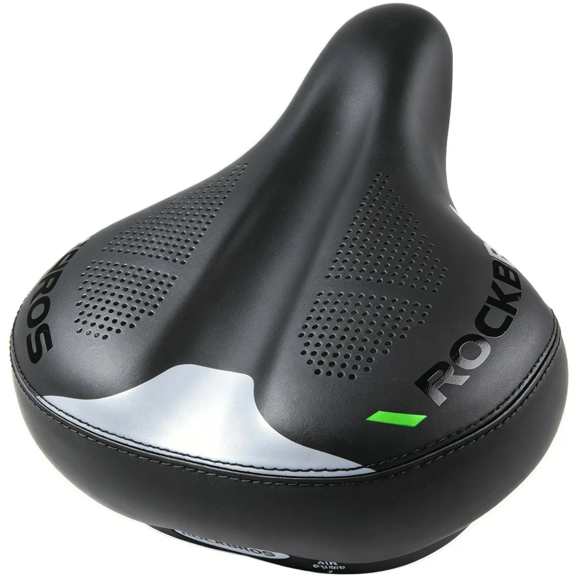 Adjustable Air Cushion Bike Saddle Wide Comfort Shock Absorbing Seat
