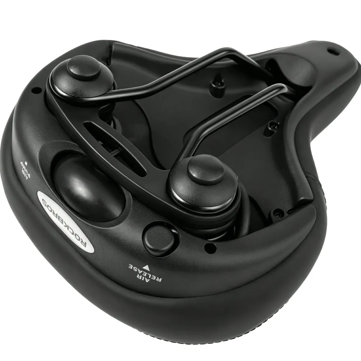 Adjustable Air Cushion Bike Saddle Wide Comfort Shock Absorbing Seat