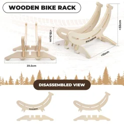 Adjustable Bike Stand Banana-Style