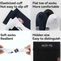 Aerodynamic Cycling Socks with Wear-resistant Hee Wicking Athletic Crew