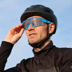 Aerodynamic Windproof Photochromic Cycling Sunglasses