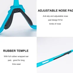 Aerodynamic Windproof Photochromic Cycling Sunglasses
