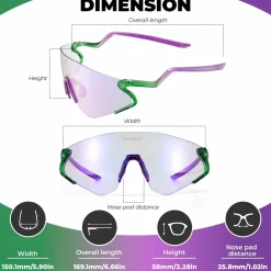 Agile Snake Photochromic Sports Sunglasses
