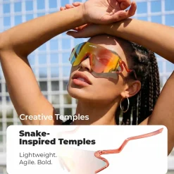 Agile Snake Photochromic Sports Sunglasses