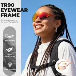 Agile Snake Photochromic Sports Sunglasses