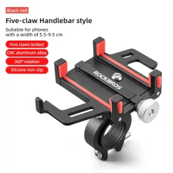 Aluminum Alloy Phone Mount Fits 2.2–3.7 in Wide