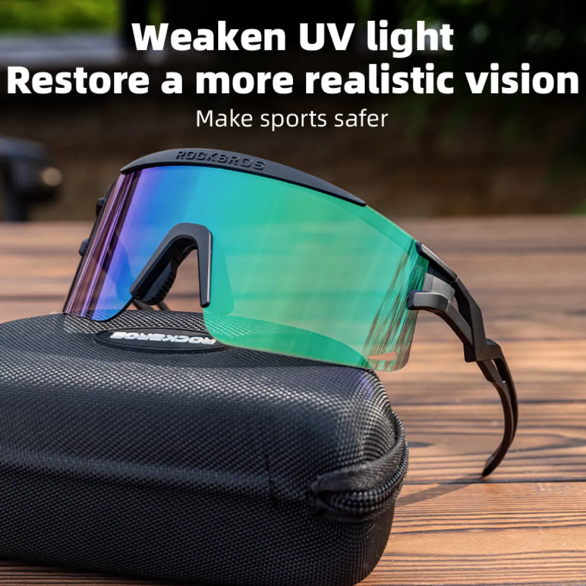 Anti-Fog Photochromic Mountain Bike Glasses
