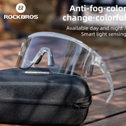 Anti-Fog Photochromic Mountain Bike Glasses