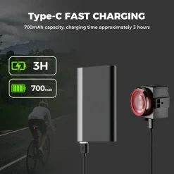 A8Pro Tail Light Remote USB-C With Horn 115dB