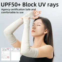 Arm Sleeves UPF 50+ with Thumb Holes