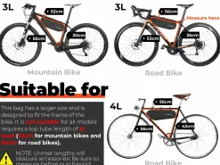 AS-018 Bike Triangle Bag Waterproof 3L/4L