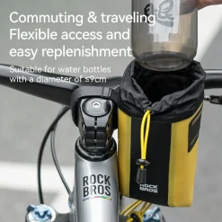 AS-162 100% Waterproof Water Bottle Handlebar Bag 1L