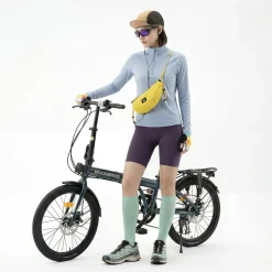 Banana Bike Handlebar Bag, Lightweight Crossbody Cycling Bag 1.8L