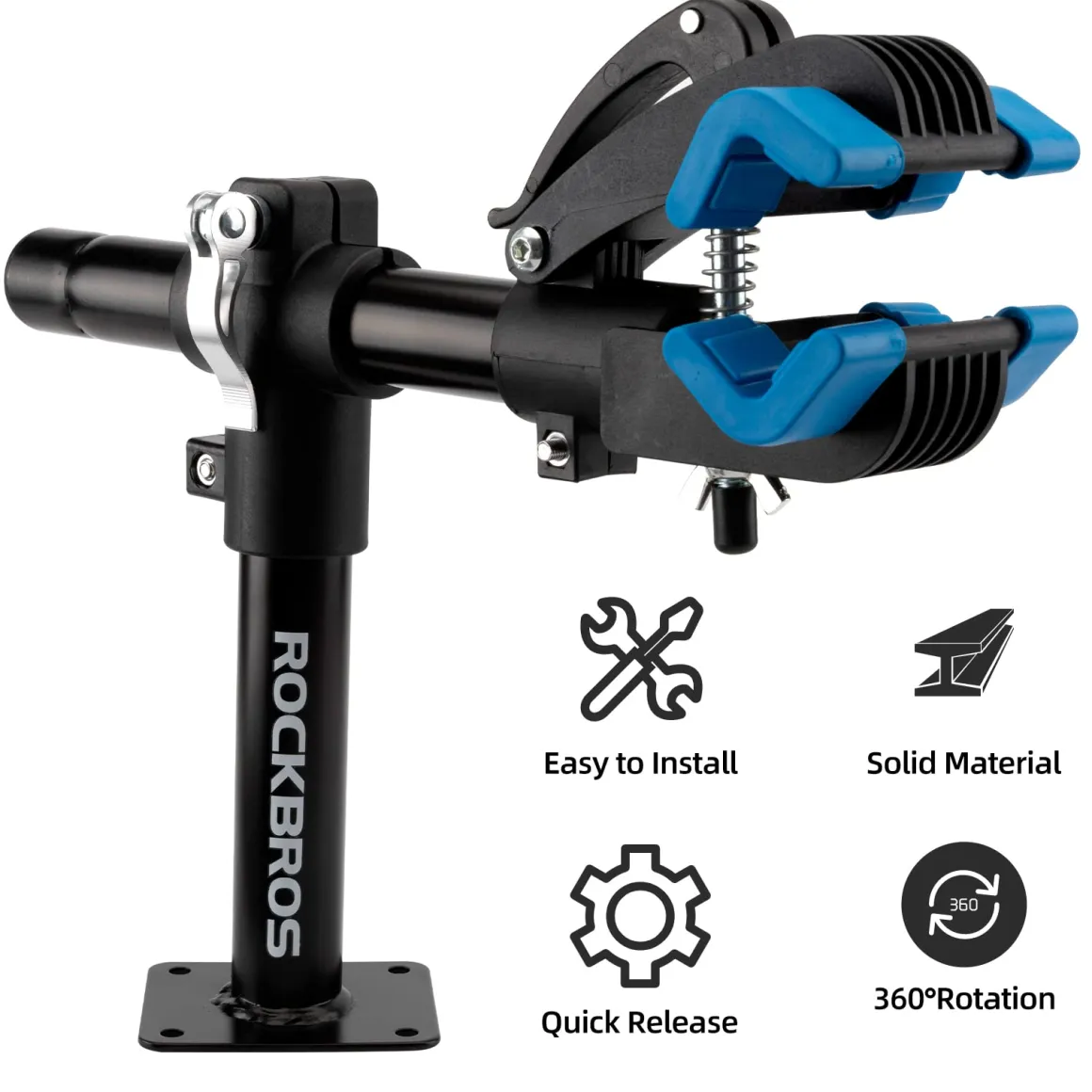 Bench Mount Bike Repair Stand with Secure Clamp