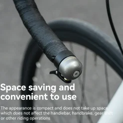 Bicycle Handlebar End Plug Bell 80dB Copper Alloy