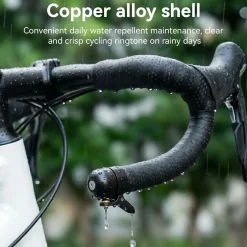 Bicycle Handlebar End Plug Bell 80dB Copper Alloy