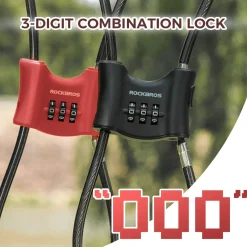 Bicycle Lock with 5.5 mm Steel Cable