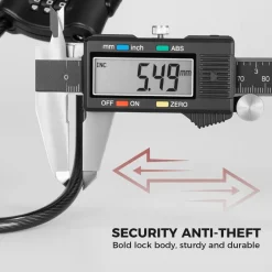 Bicycle Lock with 5.5 mm Steel Cable