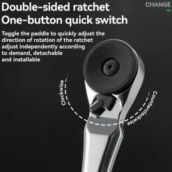 Bicycle Ratchet Wrench Repair Set