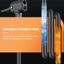 Bike Floor Pump with Gauge High Pressure 160 PSI