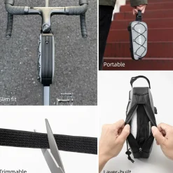 Bike Frame Bag Compatible with iPhone 14/13/12 Pro Galaxy S22/S21