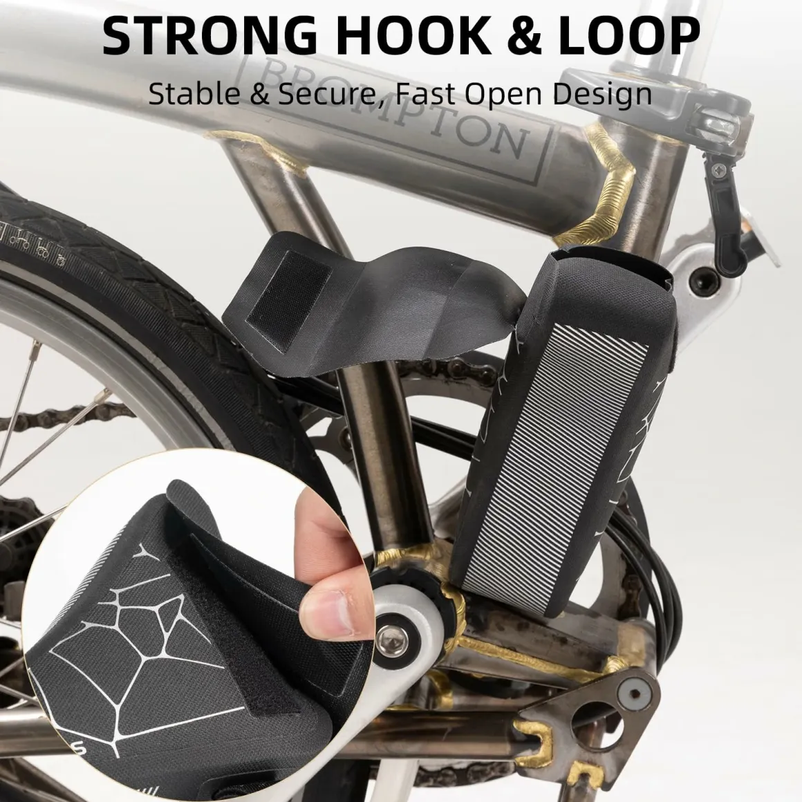 Bike Frame Storage Bag, Waterproof Bicycle Triangle Pouch