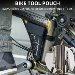 Bike Frame Storage Bag, Waterproof Bicycle Triangle Pouch