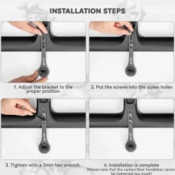 Bike Handlebar Mount For Computer & Light