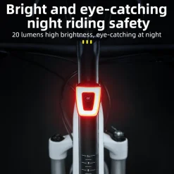 Bike Helmet Warning Tail Light USB