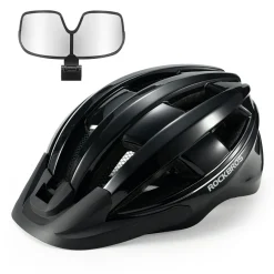 Bike Helmet with Photochromic Visor USB Rechargeable Tail Light