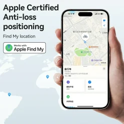 Bike Locator Anti Theft Device Compatible Apple AirTag