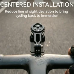 Bike Mount Extension Base for Bike Computer, Light & Action Camera