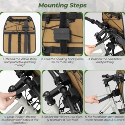 Bikepacking Front Handlebar Rack + Waterproof Compression Pack Set