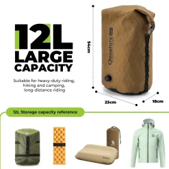 Bikepacking Waterproof Compression Bag + Rear Rack Set