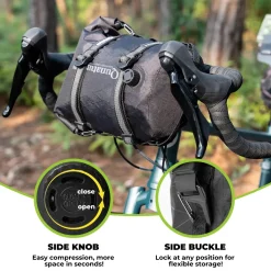 Bikepacking Waterproof Compression Bag + Rear Rack Set