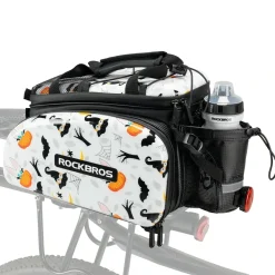 Bike Pannier Bag Double Side Storage with Rain Cover 17L-35L