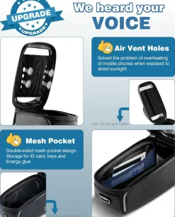 Bike Phone Bag for Secure Riding and Easy Access
