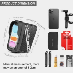 Bike Phone Frame Bag for Large Smartphones