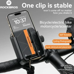 Bike Phone Holder Half Wrap Anti-Overload for 4.7-7.2''